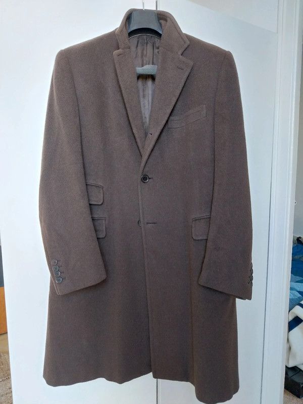 90s PRADA 若 Wool Long Coat