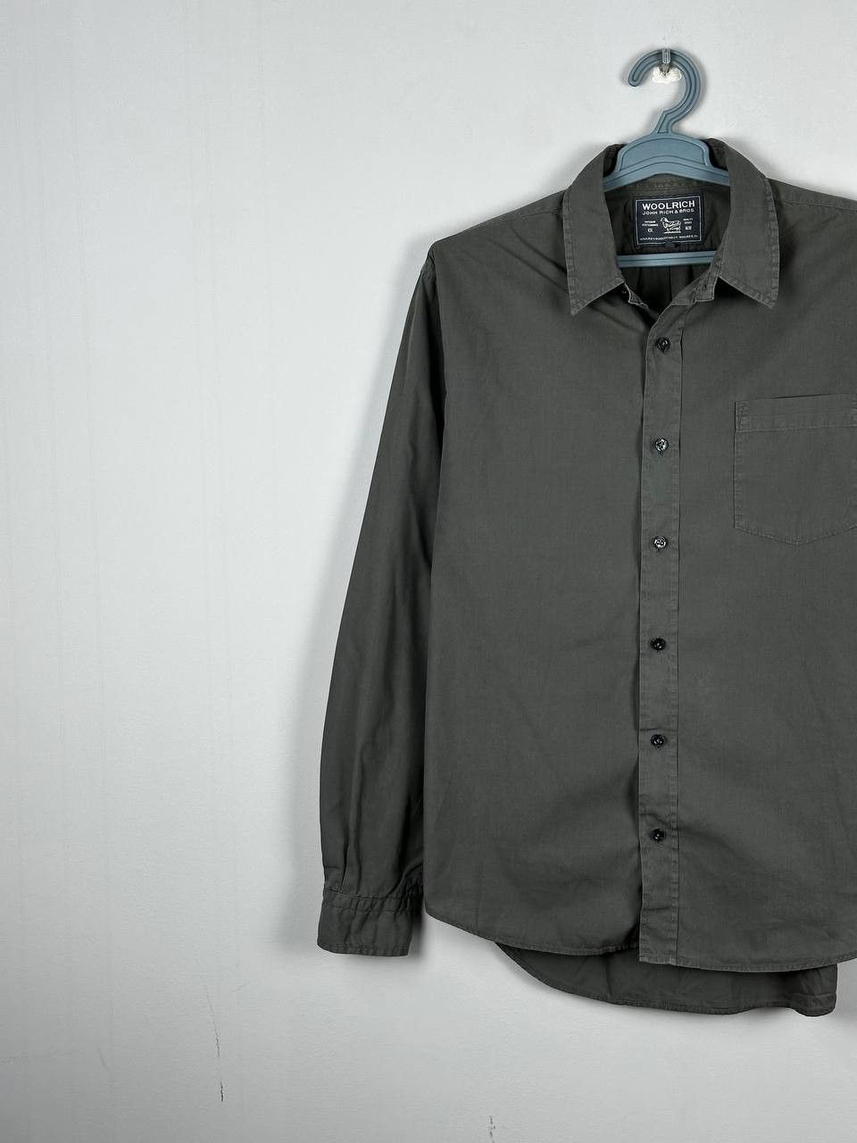 Woolrich Woolen Mills Woolrich Woolen Mills Grey Cotton Casual Mens XL Size US XL / EU 56 / 4 - 2 Thumbnail