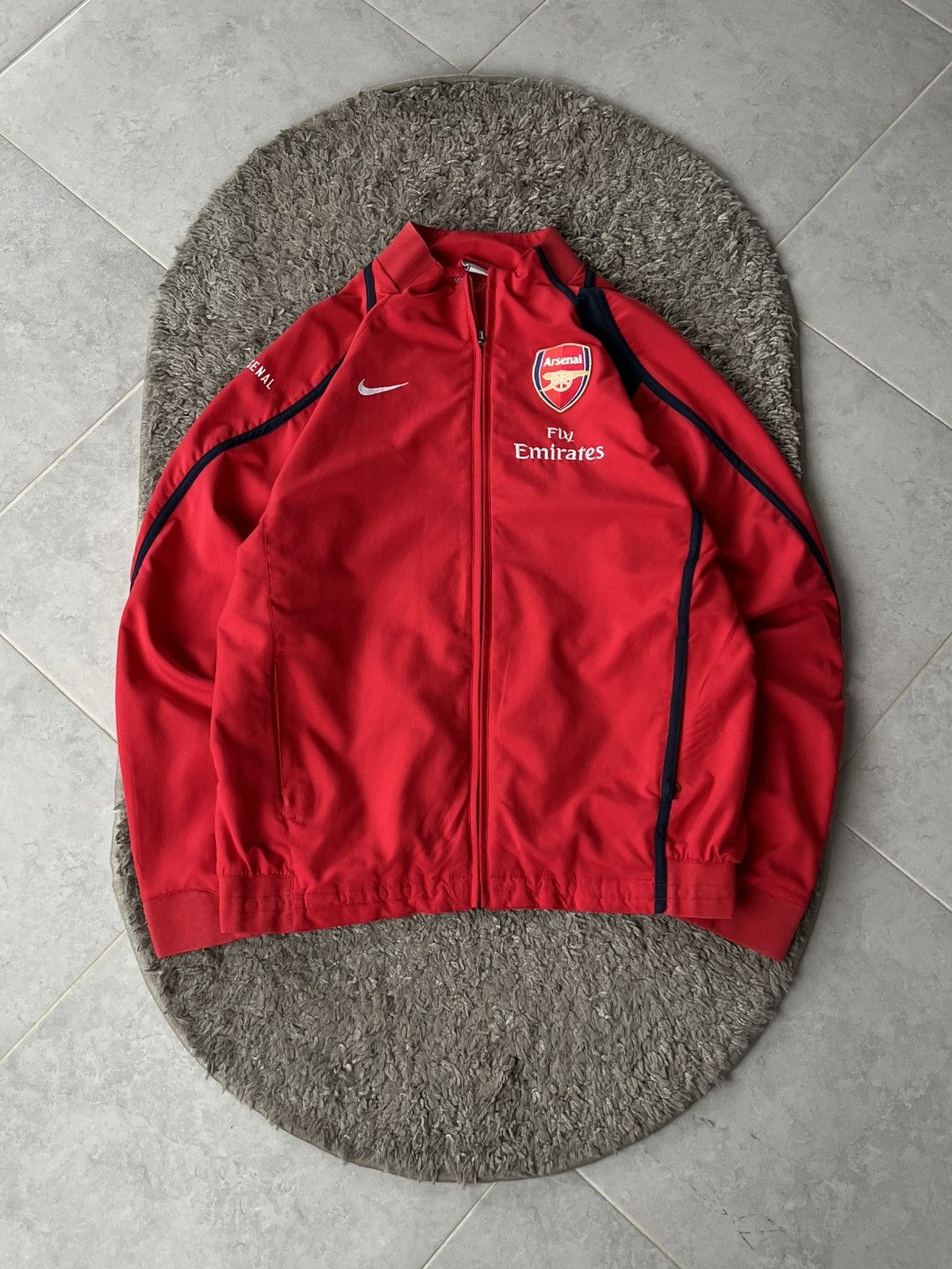 Nike Vintage Light Jacket Nike Soccer football team FC.Arsenal Size US L / EU 52-54 / 3 - 1 Thumbnail