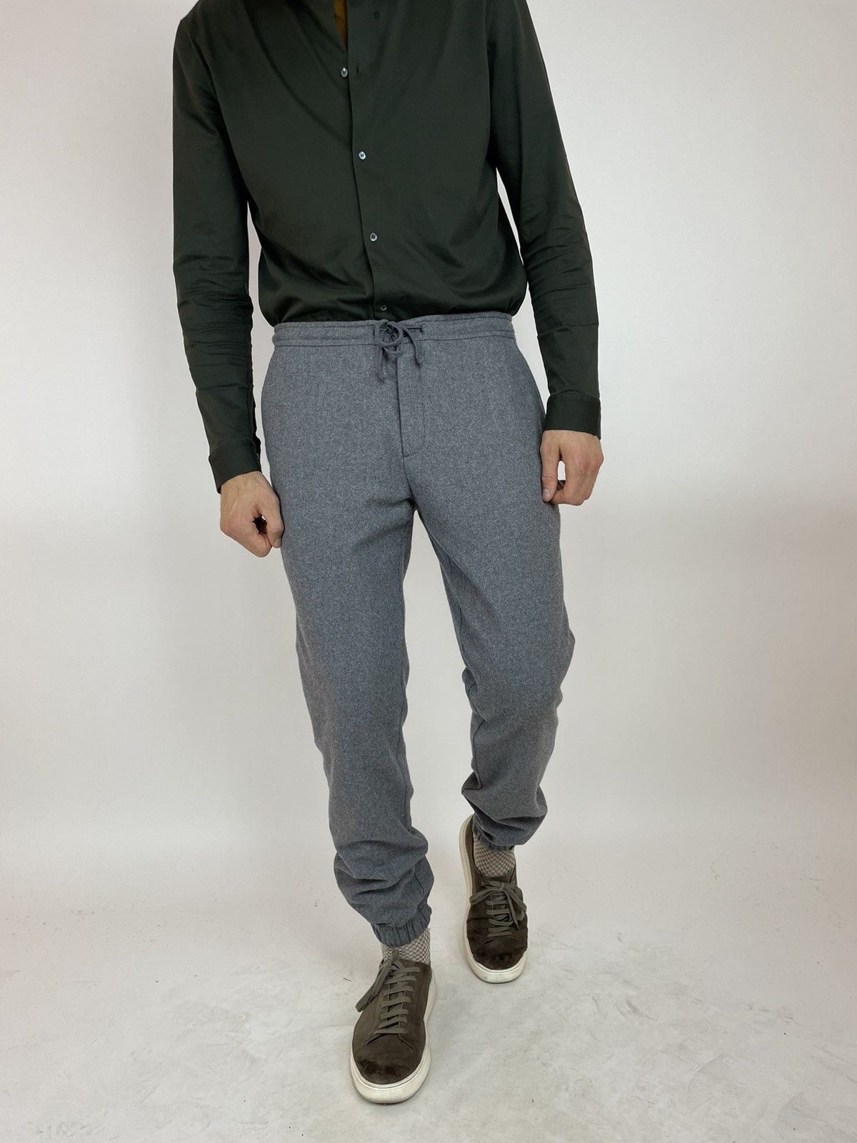 Japanese Brand KIOMI Wool JOGGING PANTS Mens size 36 Size US 36 / EU 52 - 7 Thumbnail