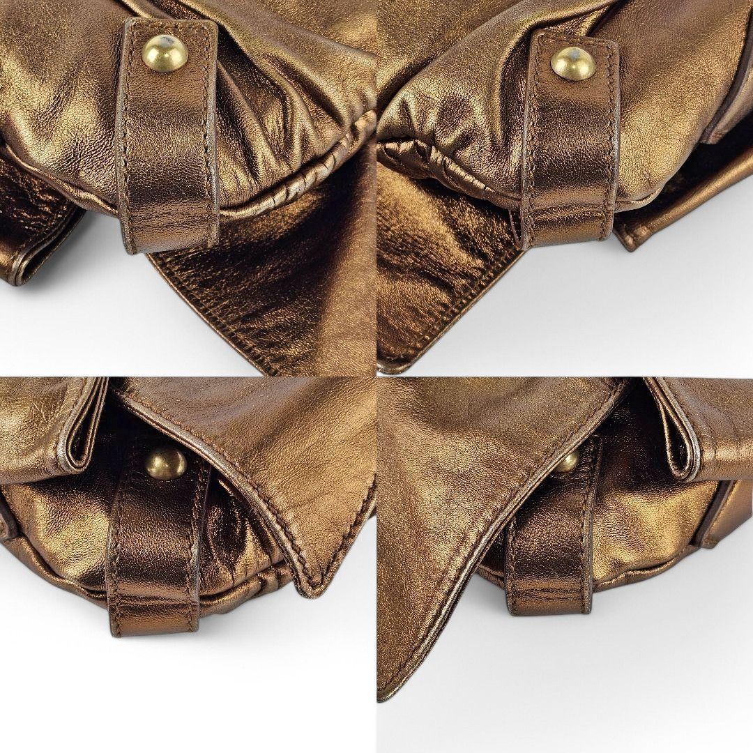 Yves Saint Laurent Yves Saint Laurent - Ribbon Handbag Leather Shoulder Bag Size ONE SIZE - 5 Thumbnail