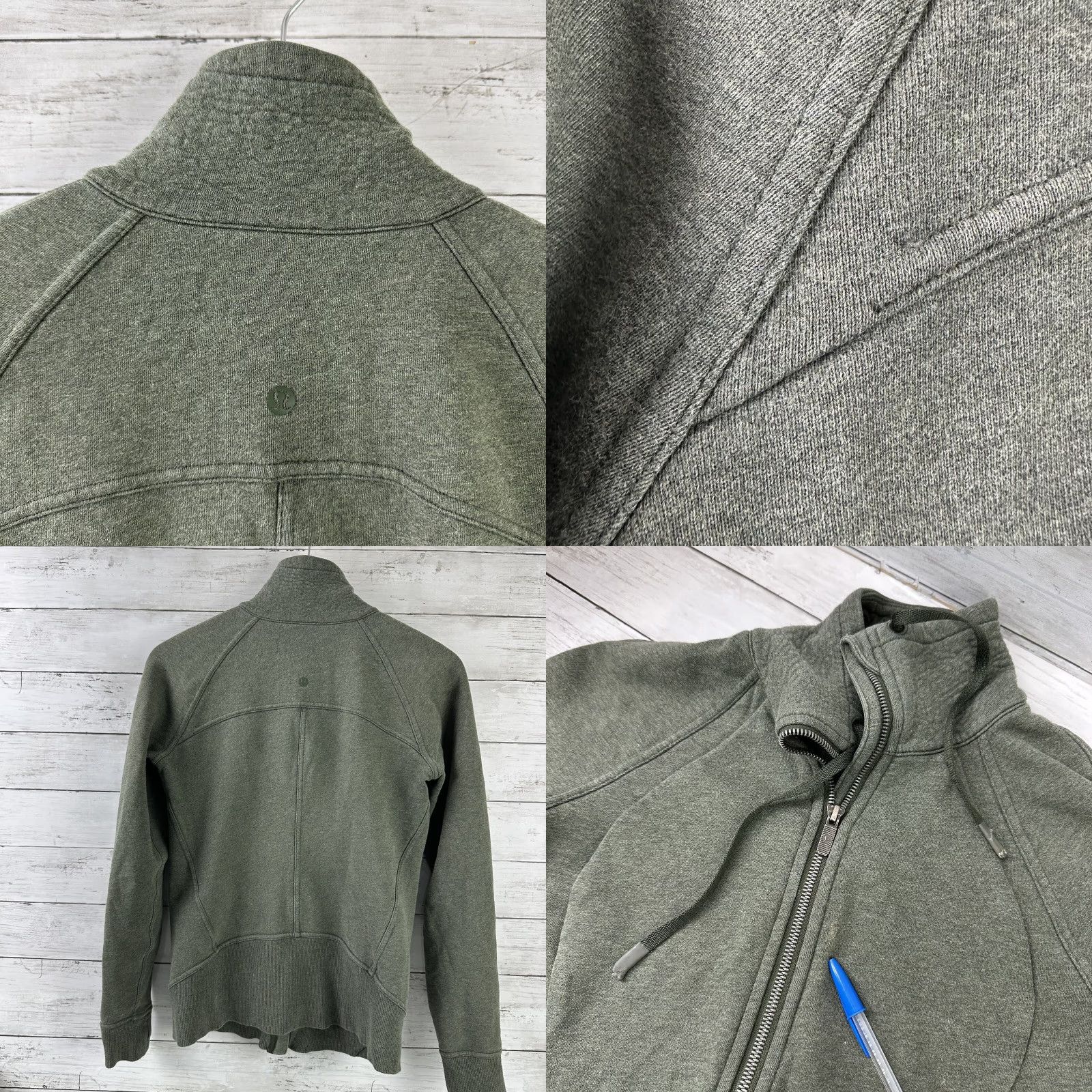 Lululemon Lululemon Huddle Hustle Jacket Womens 4 Green Full Zip Thumbholes Shirt/Coat/Outerwear Athleisure 90s? (Wait) Size S / US 4 / IT 40 - 8 Thumbnail