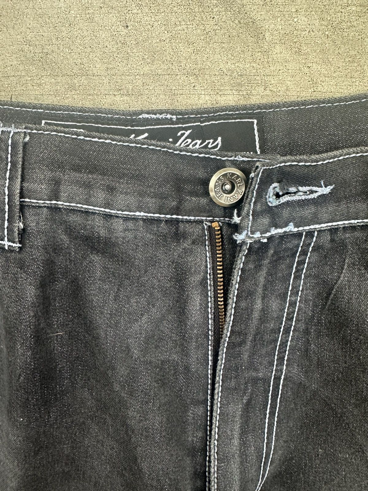 Karl Kani × Vintage Vintage Karl Kani Jeans Men 40x34 Black Hip Hop Baggy Loose Size US 40 / EU 56 - 5 Thumbnail