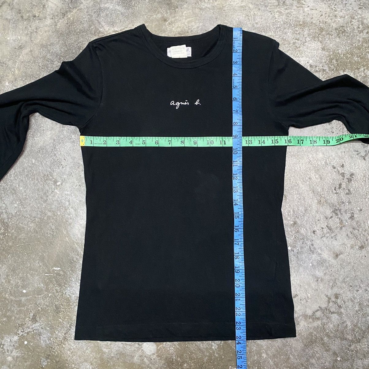 Designer × agnes b. Agnes B. Center Spellout Longsleeve T Shirt Size ONE SIZE - 10 Thumbnail