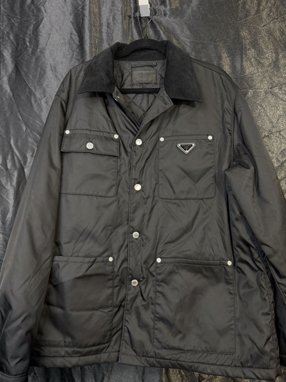 Prada PRADA RE-NYLON WORKER JACKET Size US XL / EU 56 / 4 - 2 Thumbnail