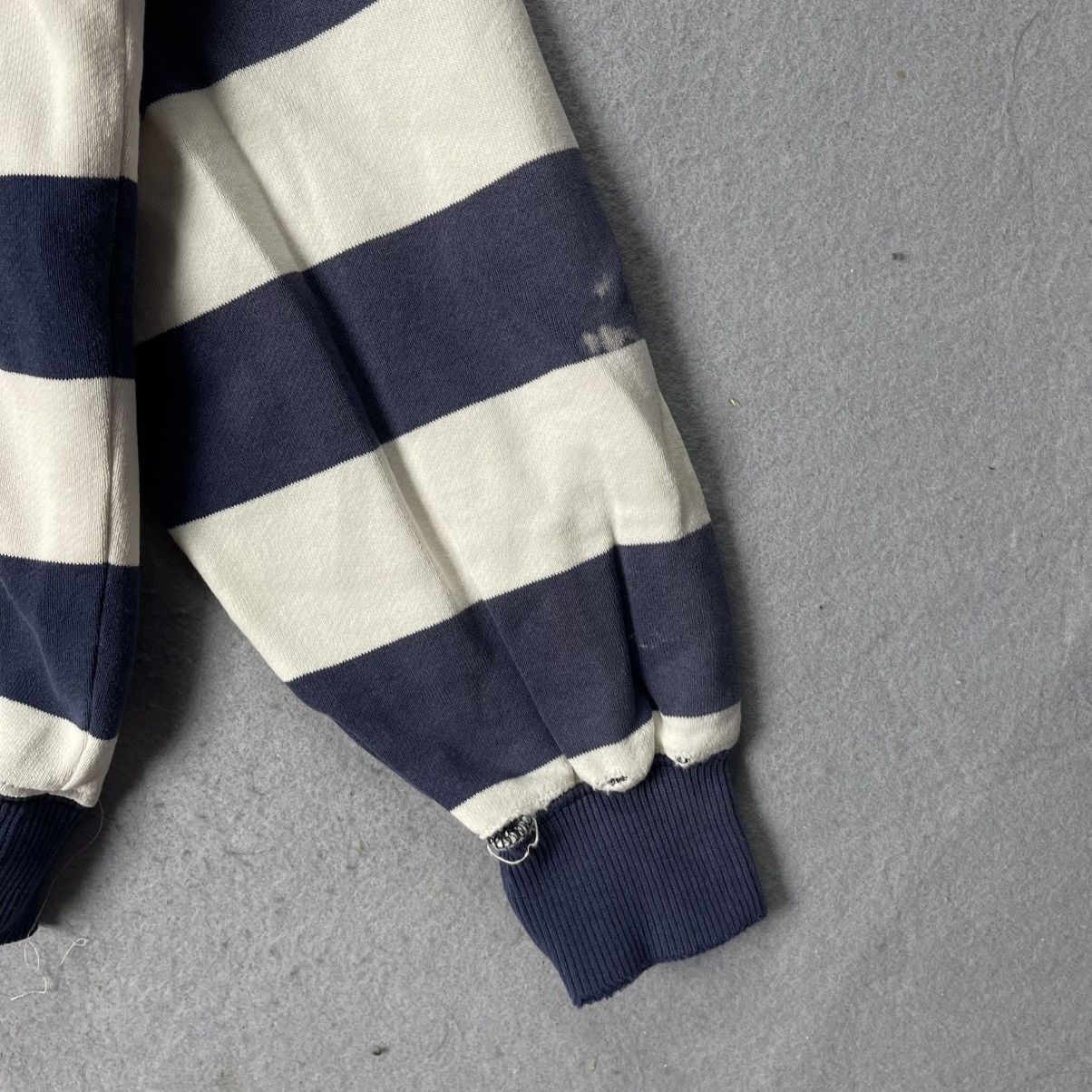 BIGI Vintage BIGI Collection Striped Sweatshirt Black White Size US M / EU 48-50 / 2 - 10 Thumbnail