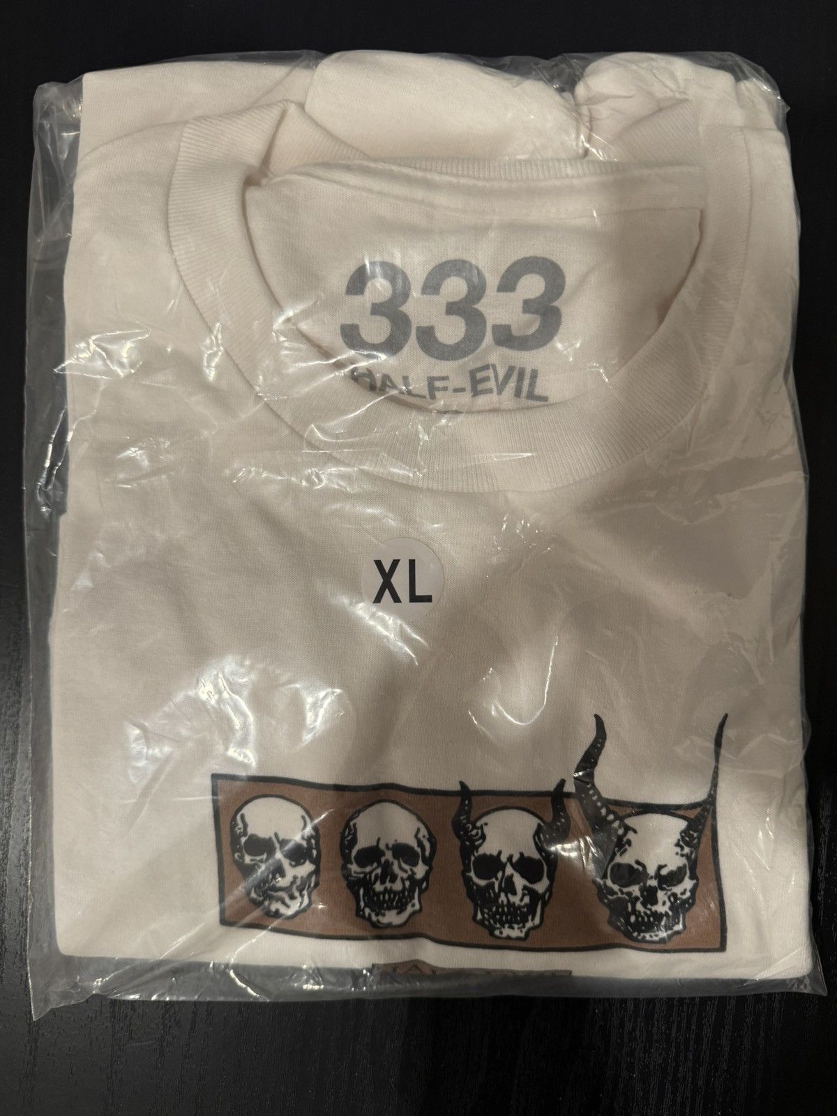 Half Evil Half Evil WHITE SKULL TEE Size US XL / EU 56 / 4 - 2 Thumbnail