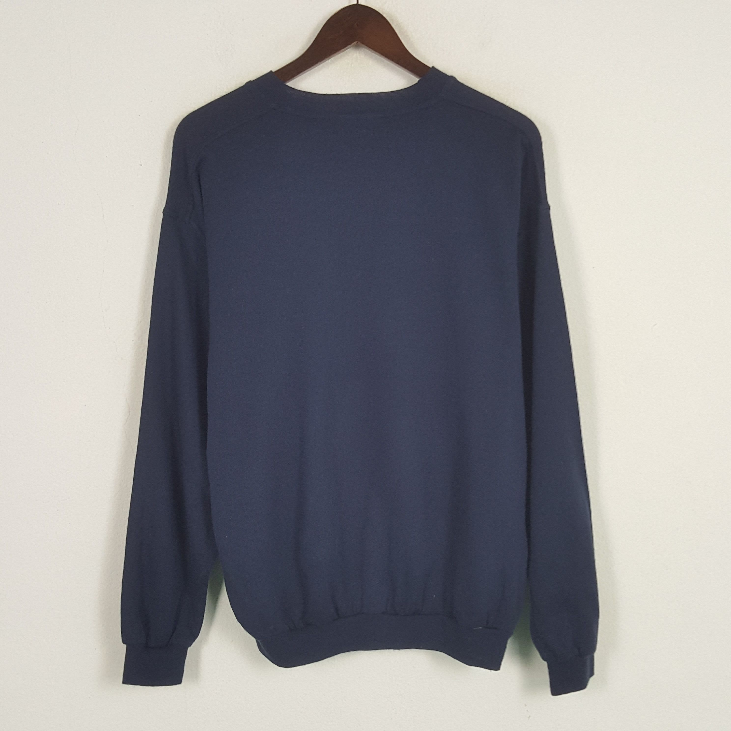 Vintage × Yves Saint Laurent Vintage Yve Saint Laurent Embroidery Logo Sweatshirt Size US L / EU 52-54 / 3 - 3 Thumbnail