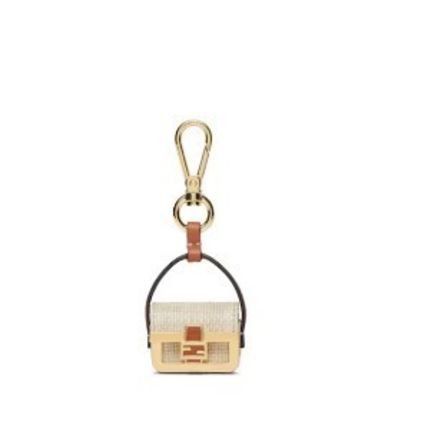 Fendi o1loc1c0824 Size: OS / Baguette Charm in Beige Size ONE SIZE - 1 Thumbnail