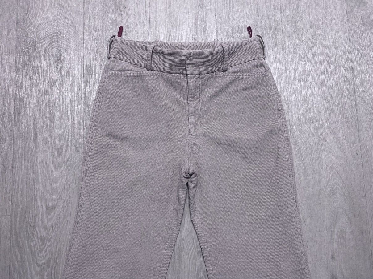 Prada Prada Linea Rossa Red Tab Beige Flared Corduroy Pant Trouser Size US 30 / EU 46 - 7 Thumbnail