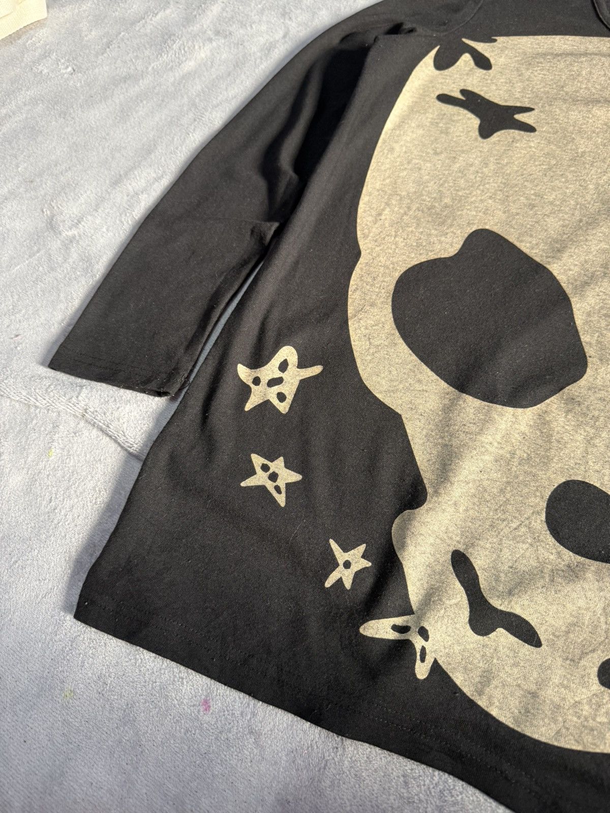 Japanese Brand Bobo Softcore Goth Abstract Skull Play Or Die Print Tee Size US M / EU 48-50 / 2 - 7 Thumbnail