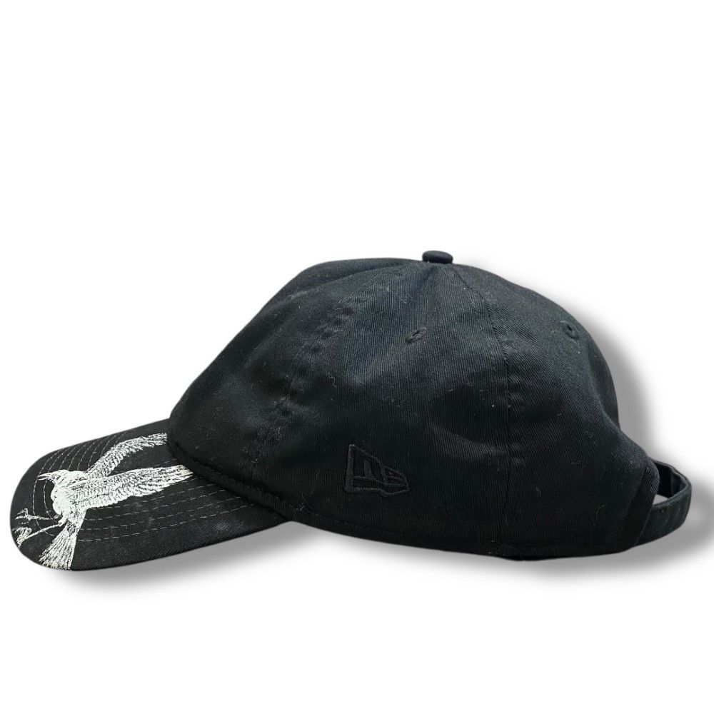 Yohji Yamamoto Pour Homme Embroidered Crow Print Cap Size ONE SIZE - 2 Thumbnail