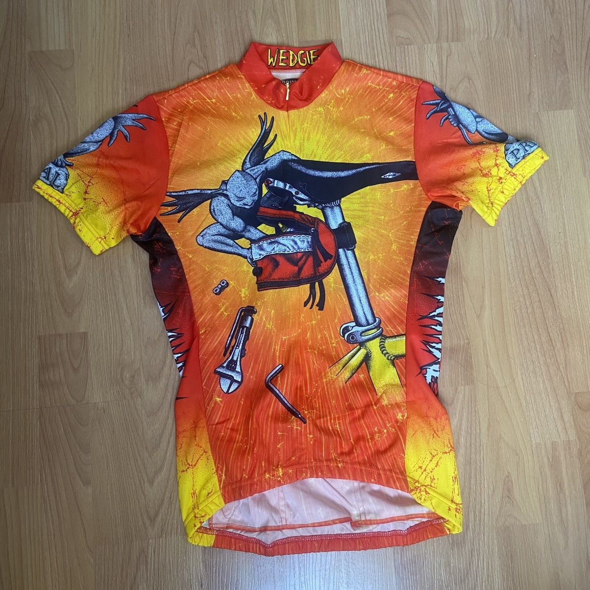 Vintage Primal Wear Wedgie Vintage 90s Y2K Cycling Jersey Mens Small Size US S / EU 44-46 / 1 - 2 Thumbnail