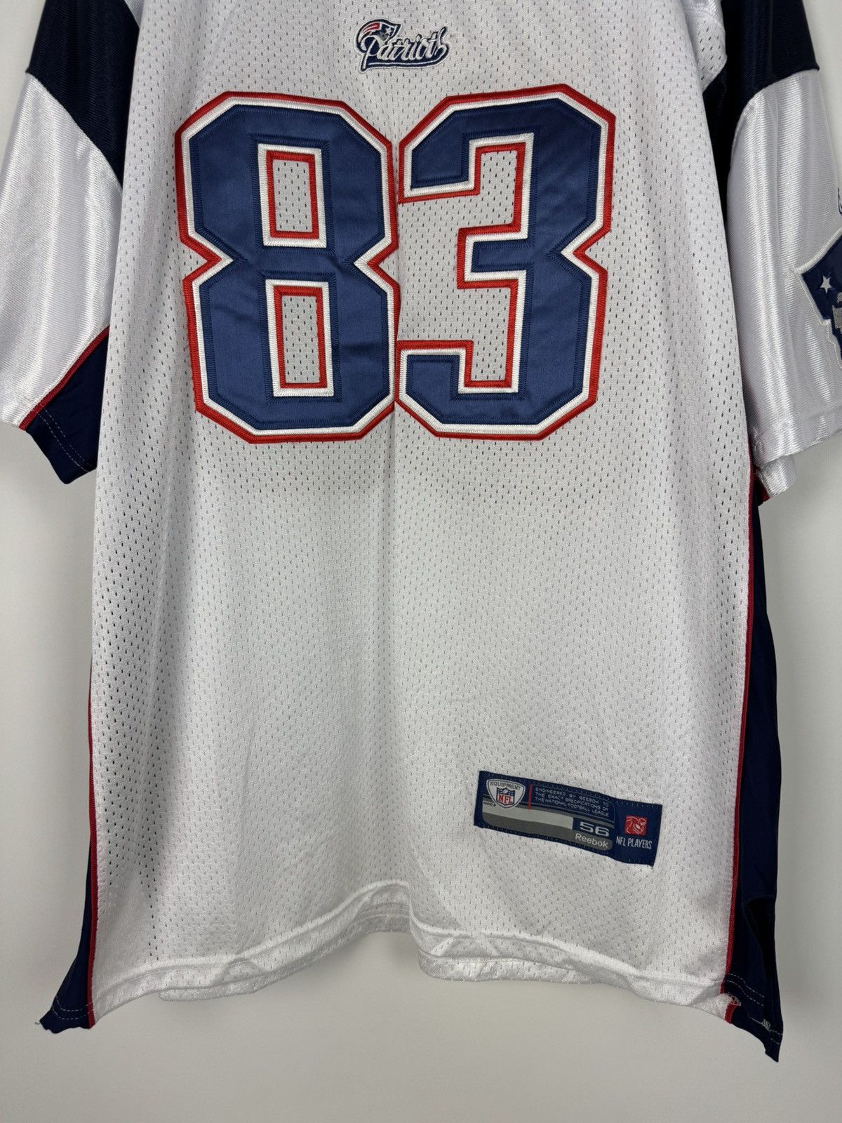 NFL × Reebok Reebok NFL Patriots #83 Welker Jersey Size US XL / EU 56 / 4 - 7 Thumbnail