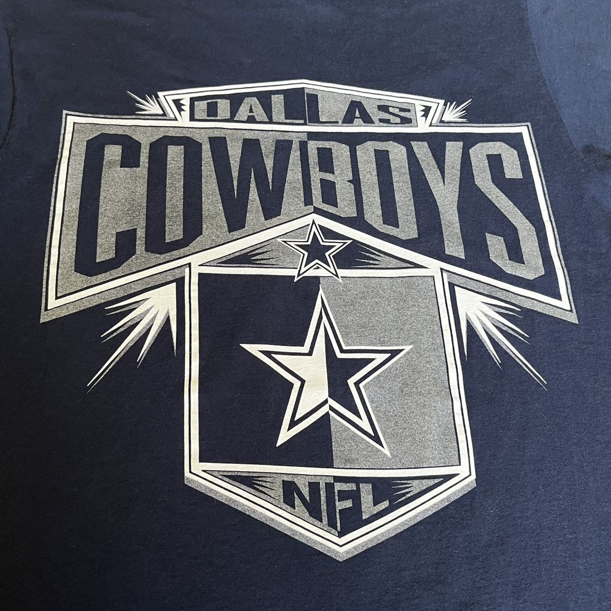 Logo 7 Vintage 1990s NFL Logo 7 Dallas Cowboys Team Graphic T Shirt Size US M / EU 48-50 / 2 - 4 Thumbnail
