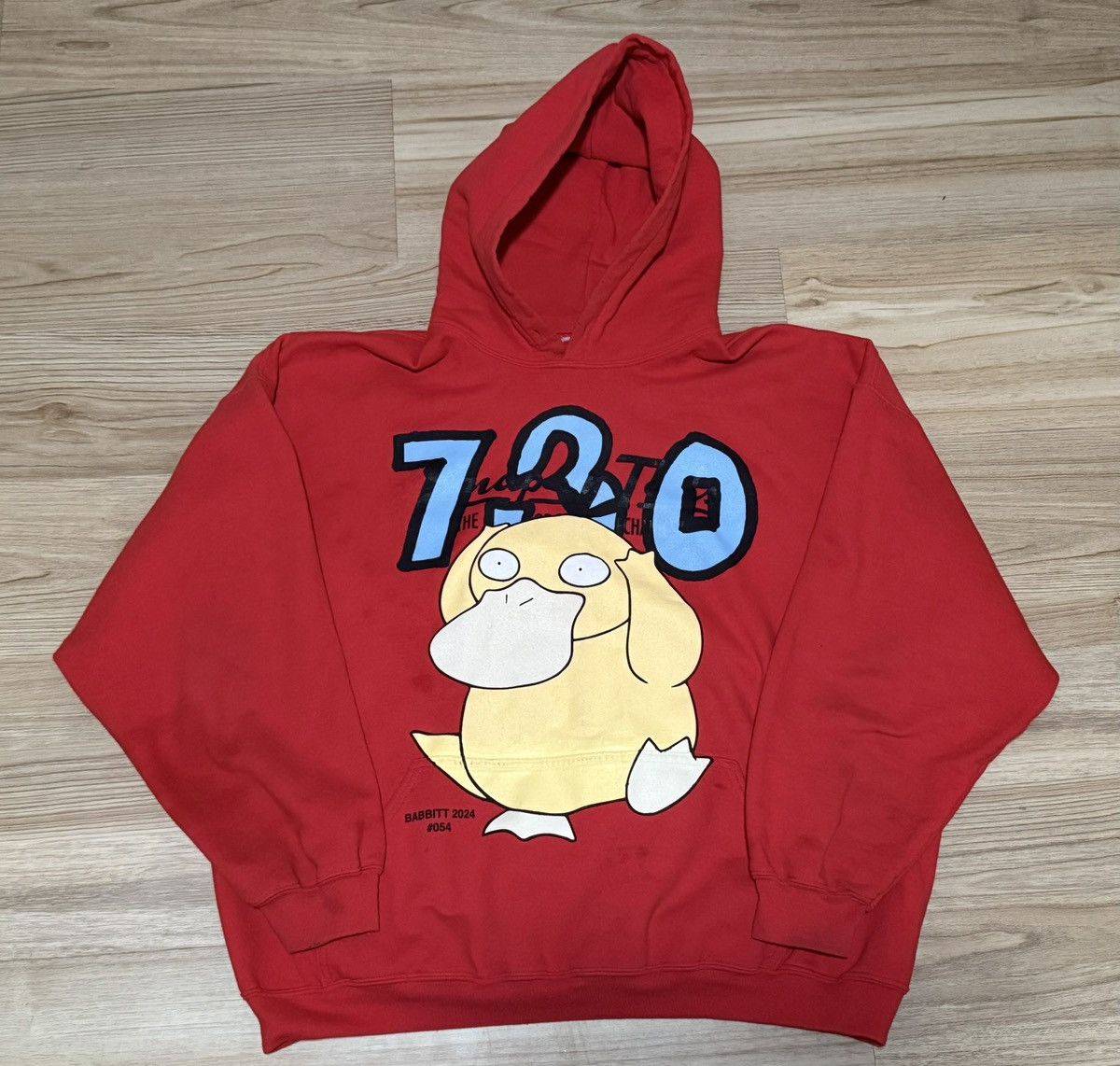 Asspizza 730 Printing Pokémon Bootleg - Psyduck Hoodie XXL