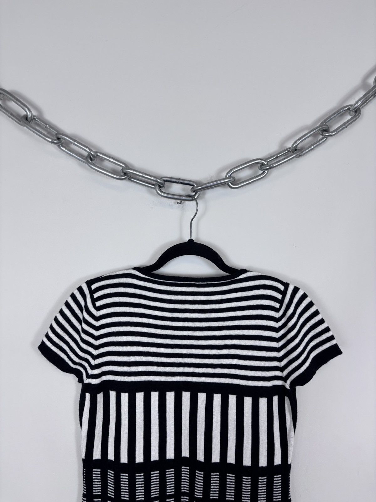 Marimekko Marimekko Leea Women’s Geometric Knit Short Sleeve Tunic Top Size S / US 4 / IT 40 - 11 Thumbnail