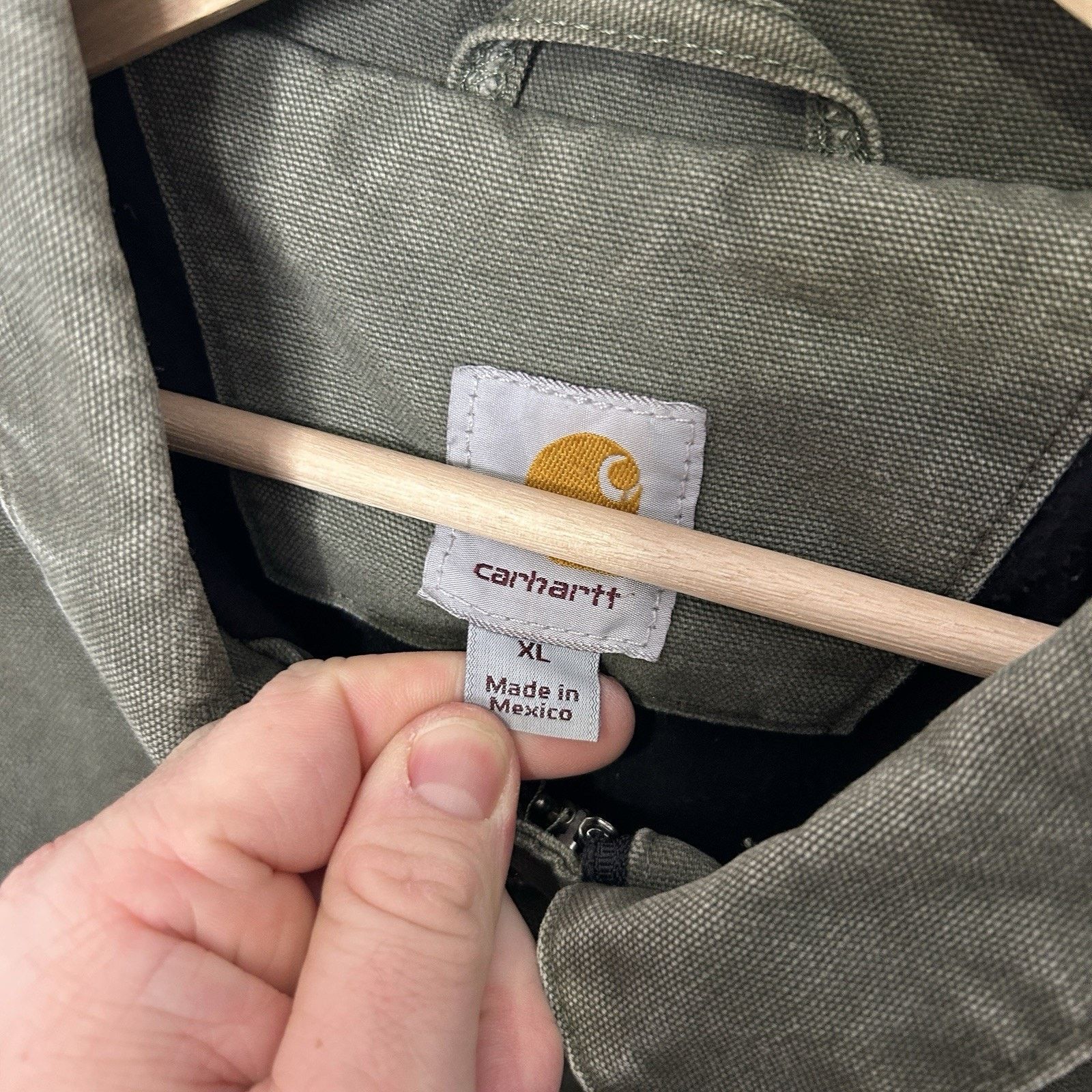 Carhartt Carhartt Canvas Fleece-Lined Berwick Jacket “Moss Green” Size US XL / EU 56 / 4 - 10 Thumbnail