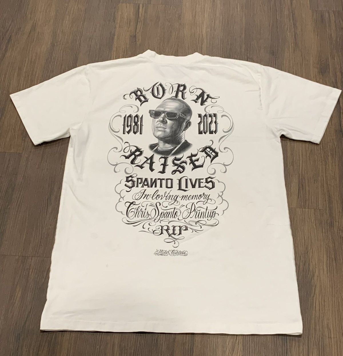 Born X Raised Born X Raised + Mister Cartoon "SPANTO LIVES" Size L Size US L / EU 52-54 / 3 - 2 Thumbnail