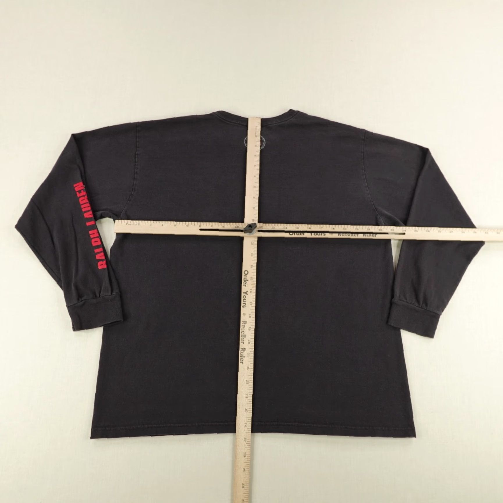 Ralph Lauren VINTAGE Ralph Lauren Graphic Print Shirt Mens XL Black Long Sleeve Crew Y2K Outdoor Size US XL / EU 56 / 4 - 6 Thumbnail