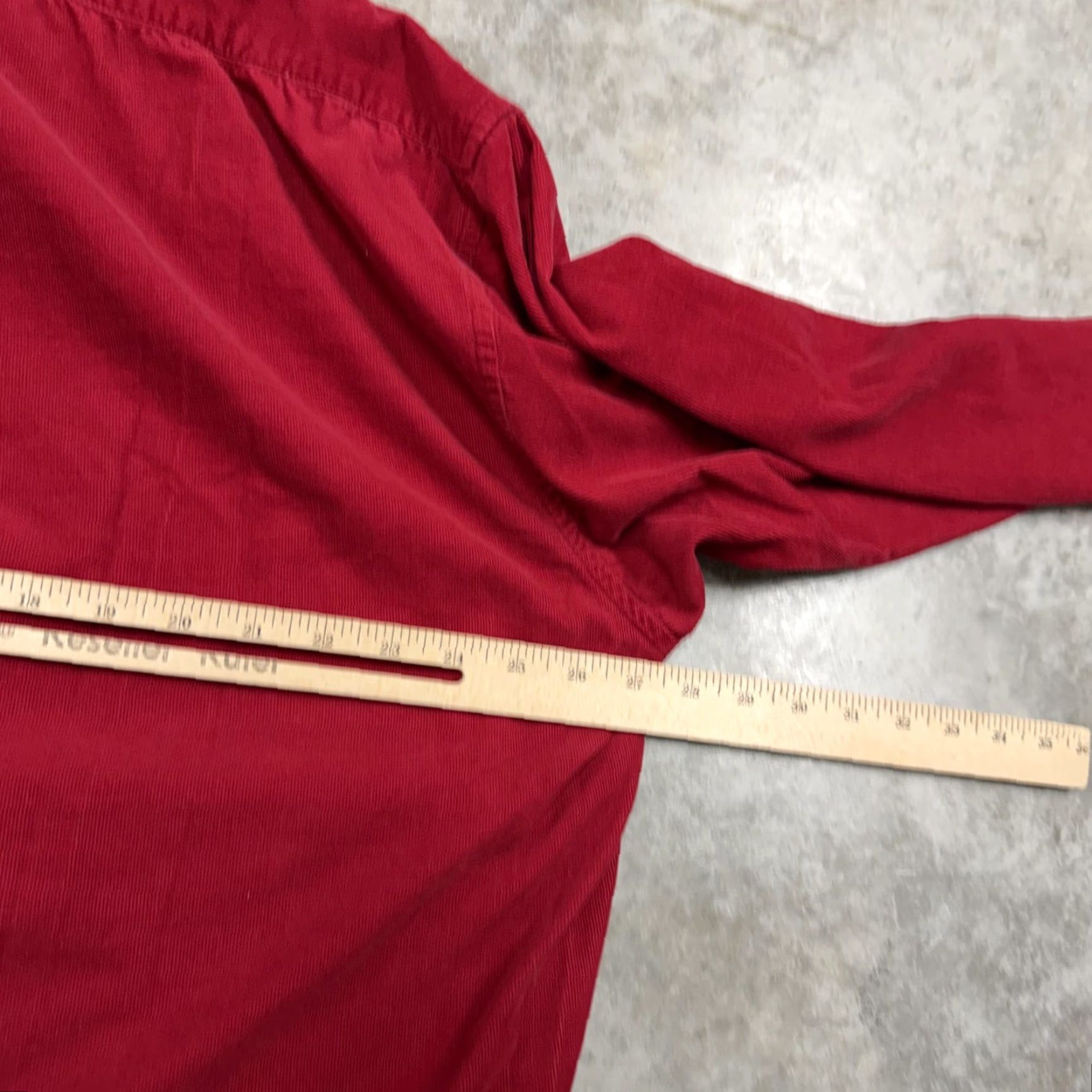 Vintage Kevin's Plantation Collection Shirt Mens XL Red Corduroy Button Long Sleeve Size US XL / EU 56 / 4 - 4 Thumbnail