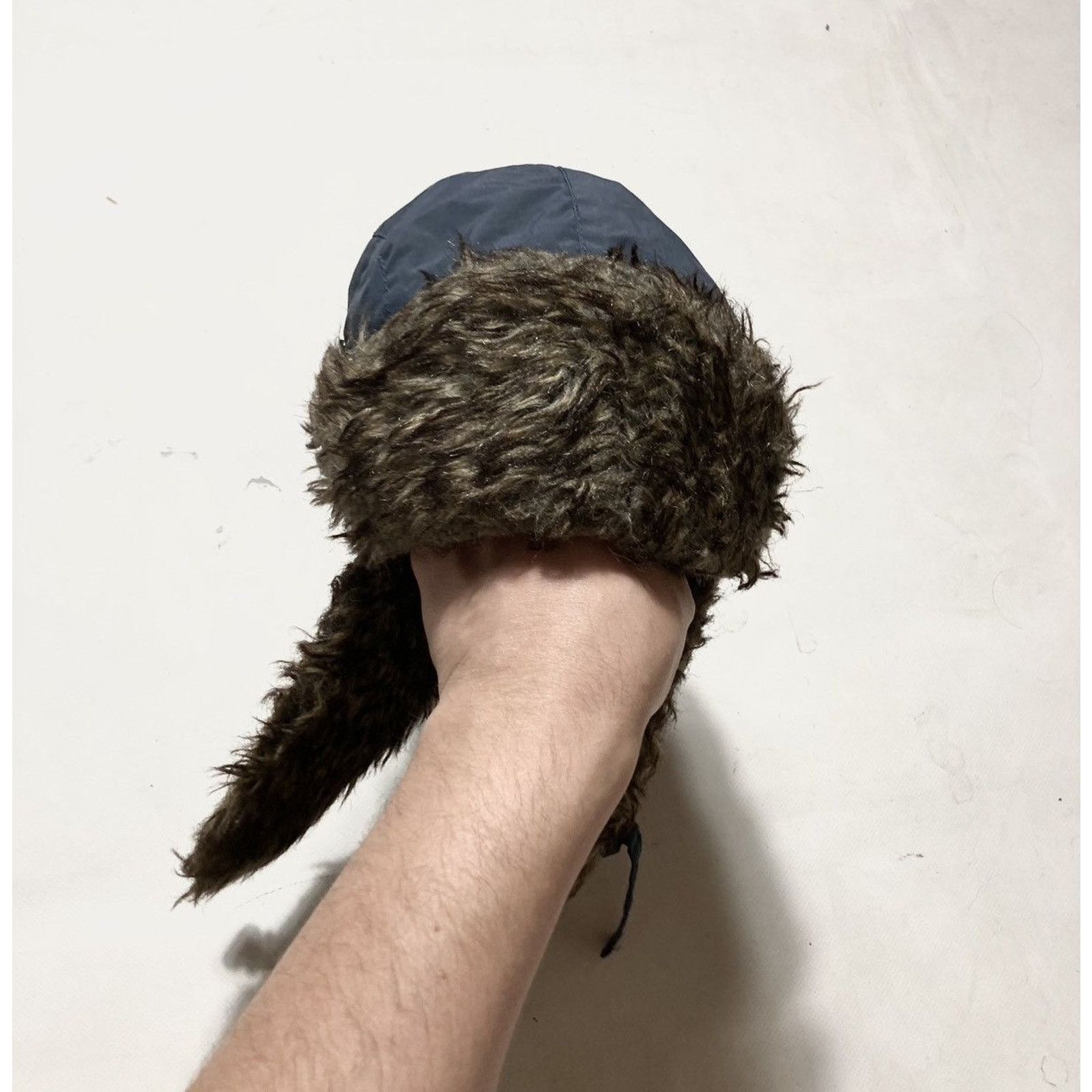 Japanese Brand × Vintage Y2K HYPE FUZZY MOHAIRE AVIATOR USHANKA HAT+ Size ONE SIZE - 9 Thumbnail