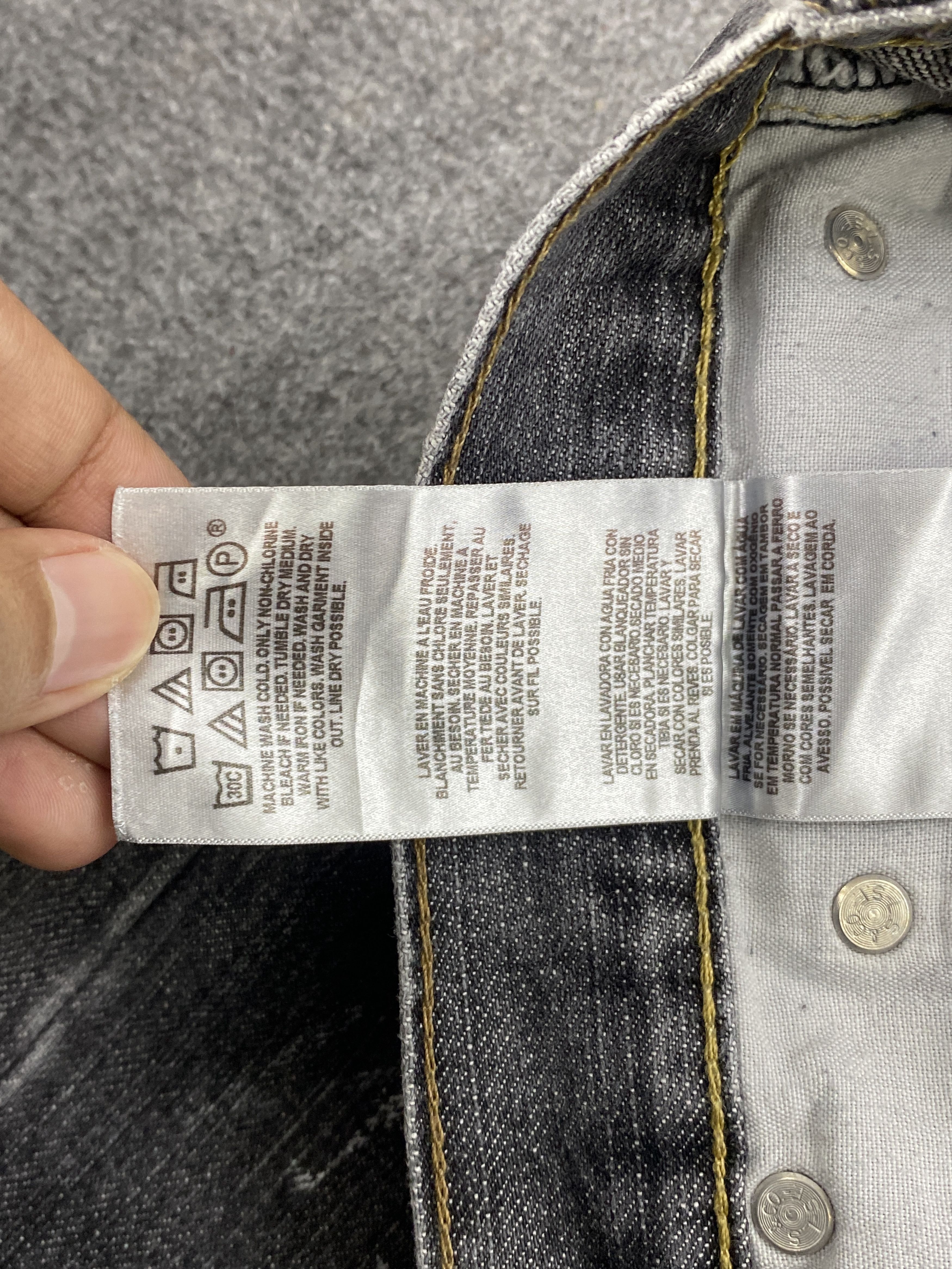 Levi's × Vintage Faded Black Vintage Levis 514 Jeans Size US 32 / EU 48 - 13 Thumbnail