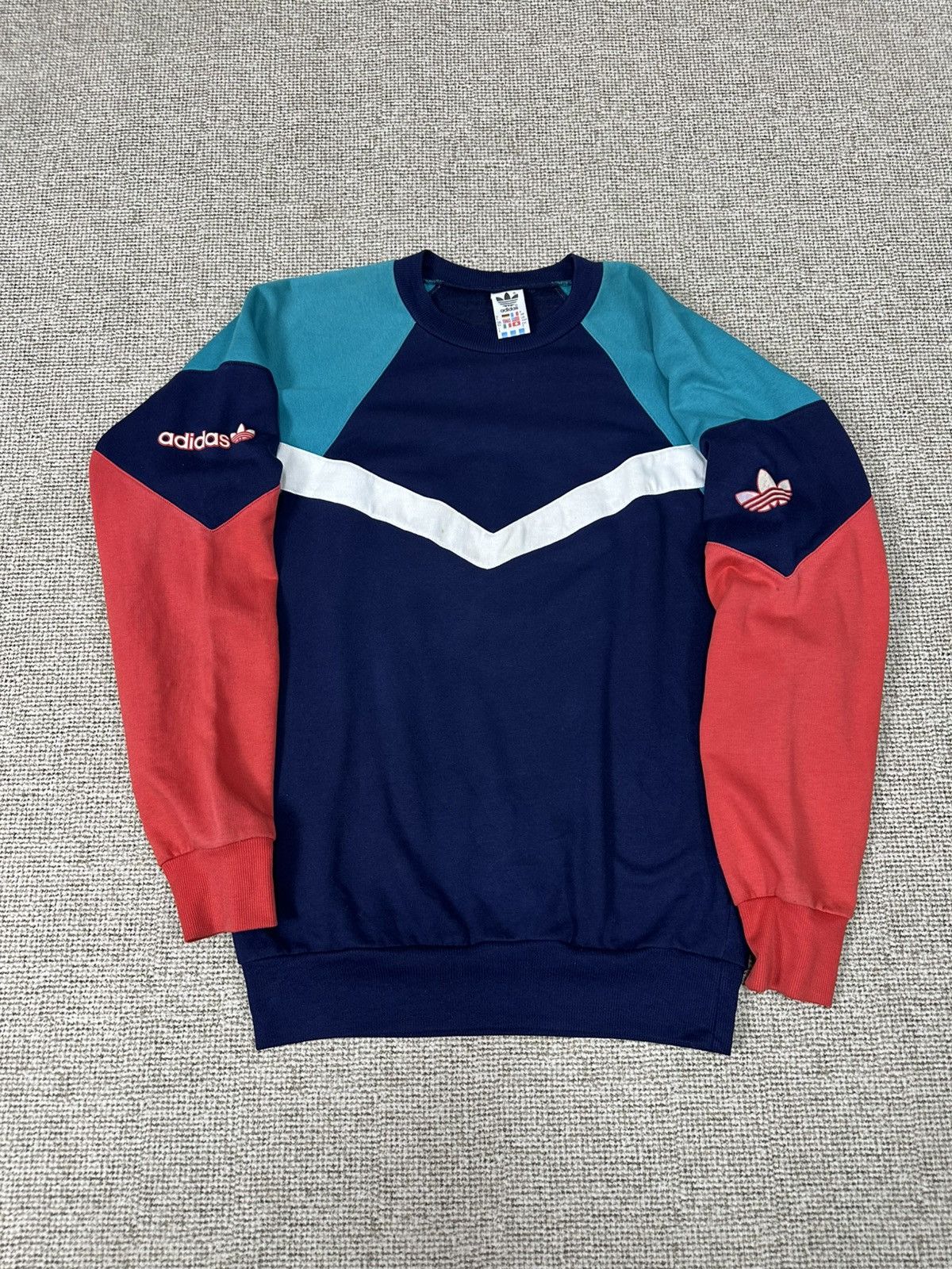 Adidas Rare Vintage 80s Adidas Crewneck Z390 Size US M / EU 48-50 / 2 - 3 Thumbnail