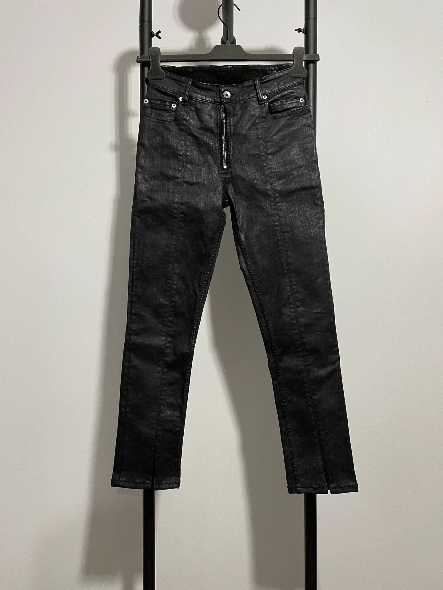 Rick Owens Rick Owens RO Waxed Pants 99 New Size US 30 / EU 46 - 1 Thumbnail