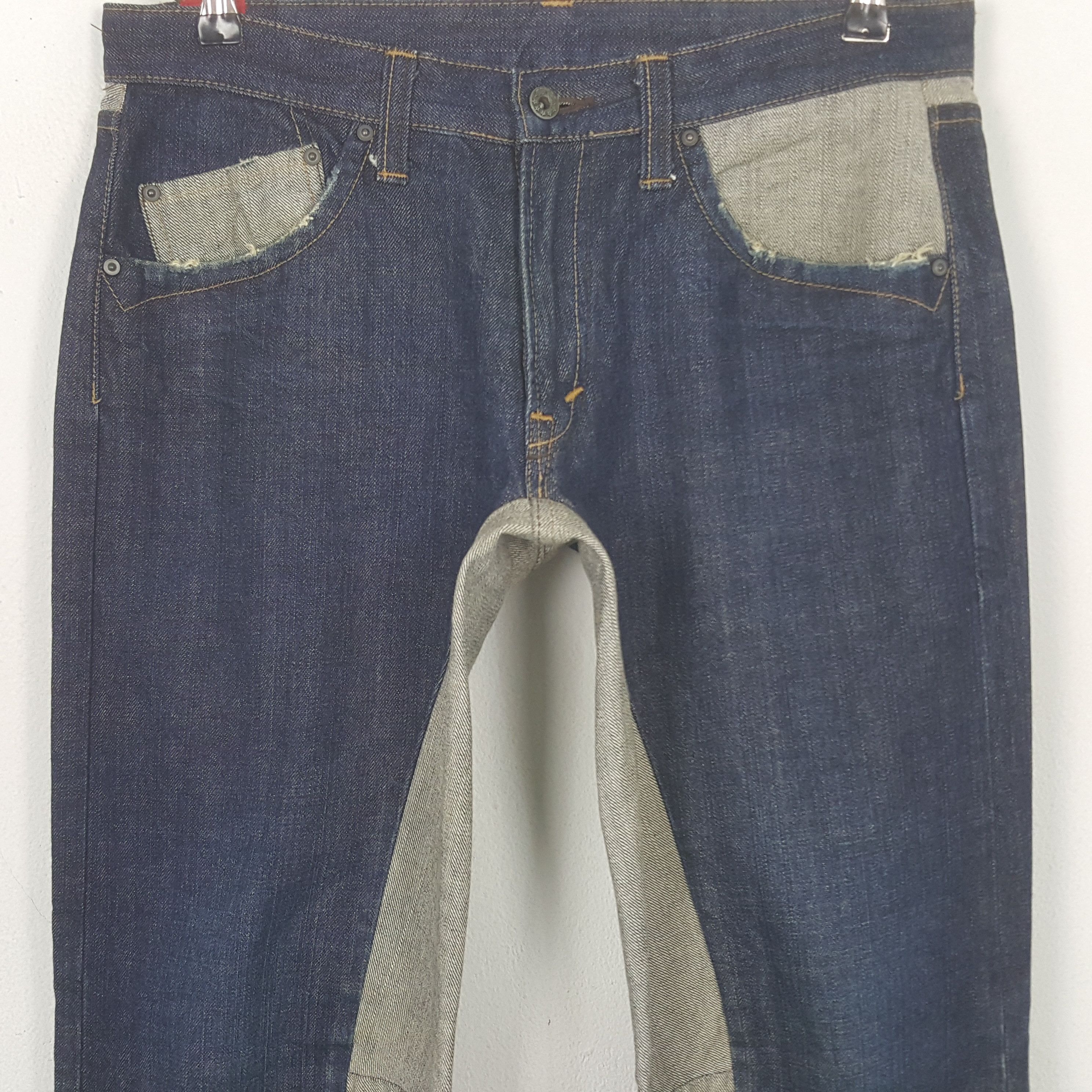 Japanese Brand Vintage Blue Way Rare Style Japanese Denim Jeans RR29 Size US 34 / EU 50 - 2 Thumbnail