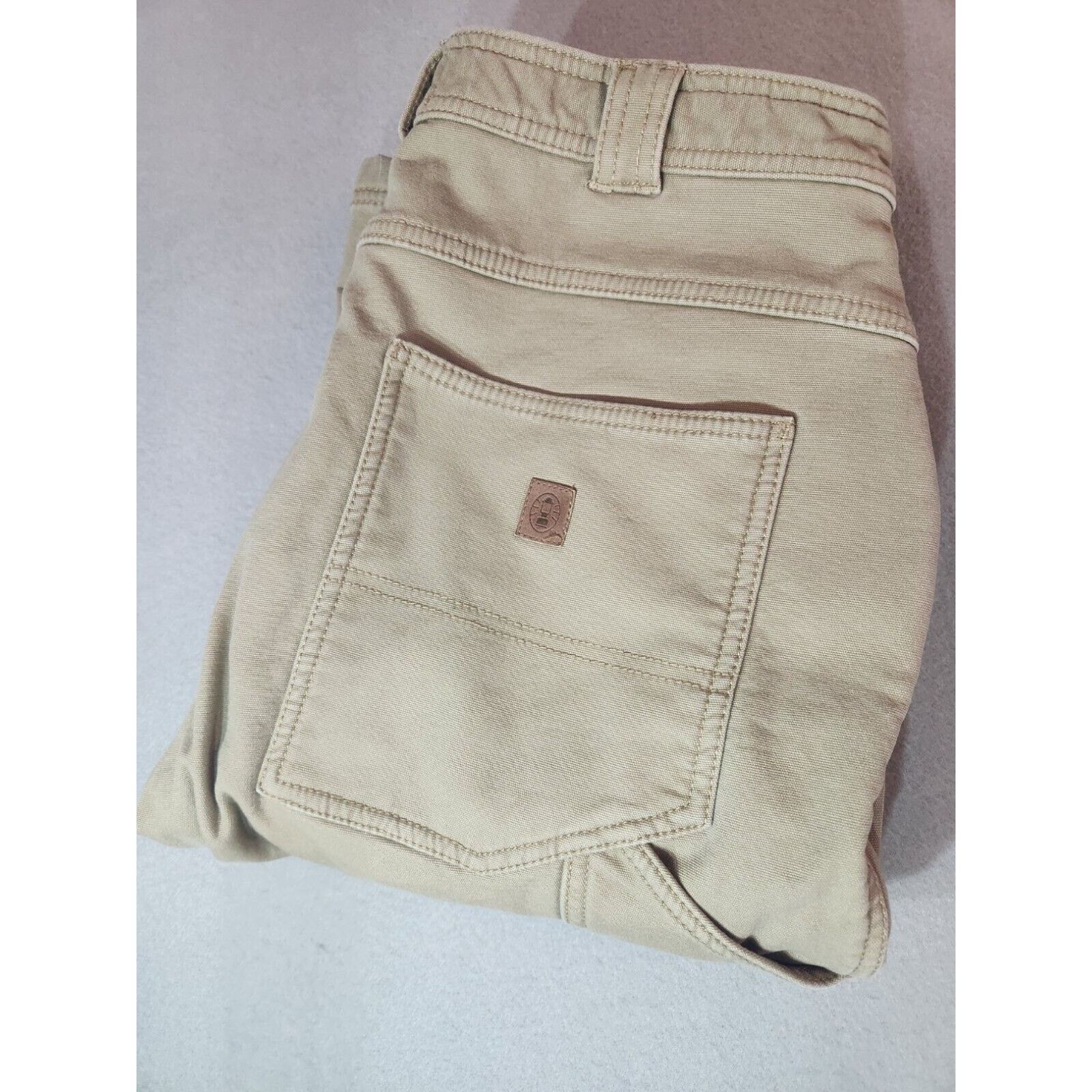 Coleman Coleman Pants Mens 34x30 Khaki Tan Fleece Lined Warm Stretch Size US 34 / EU 50 - 1 Thumbnail