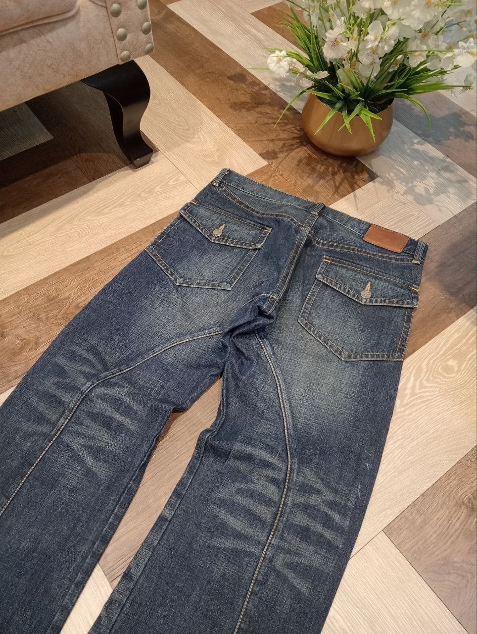 Takeo Kikuchi TAKEO KIKUCHI JAPAN BLUE DENIM BAGGY PANTS Size US 32 / EU 48 - 11 Thumbnail