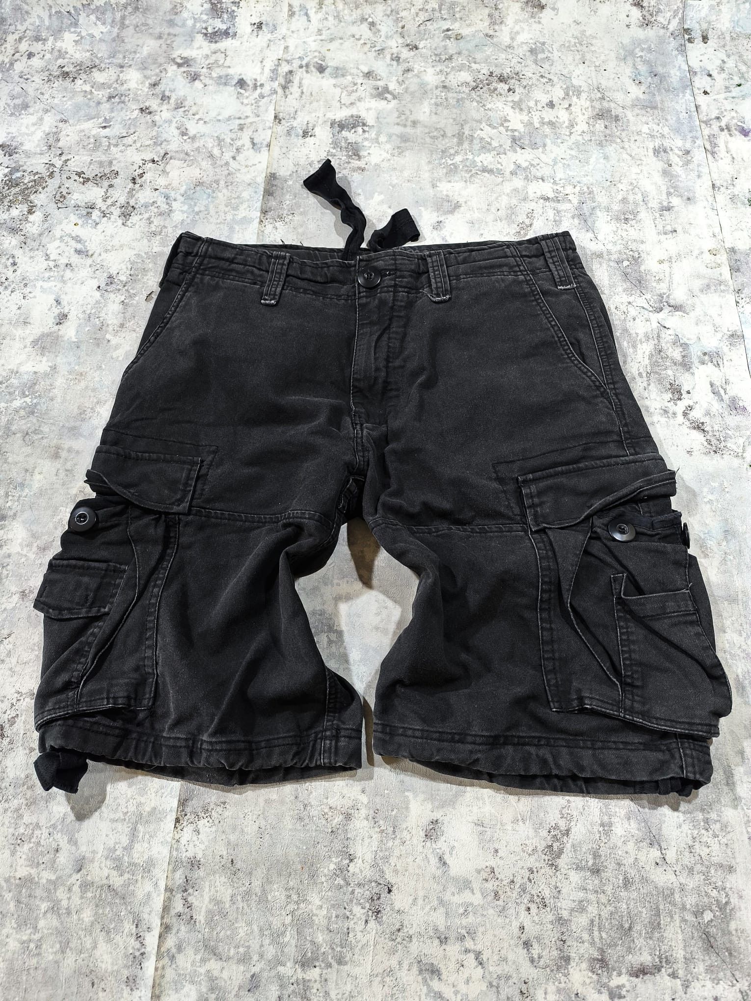 Vintage vtg faded cargo baggy jorts shorts army alternative loose Size US 34 / EU 50 - 4 Thumbnail