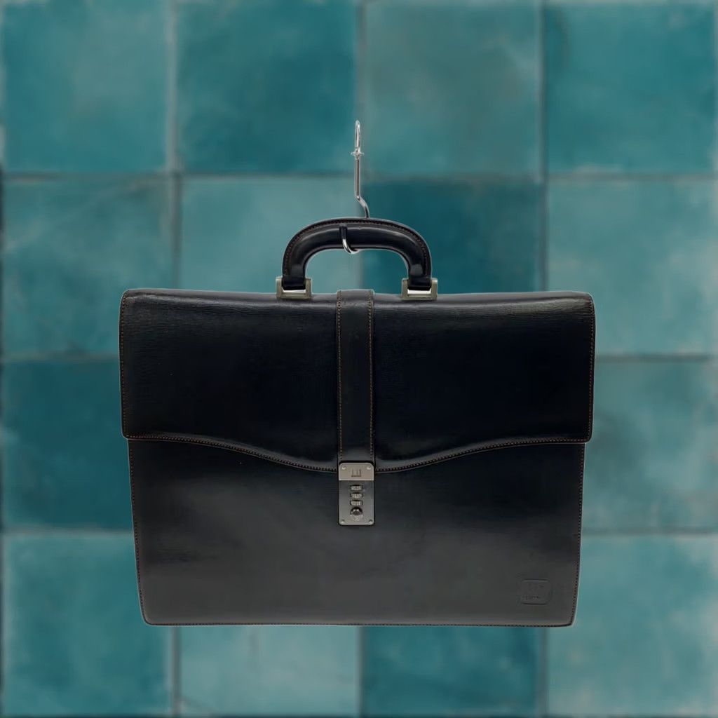 Vintage dunhill briefcase black leather Size ONE SIZE - 1 Thumbnail
