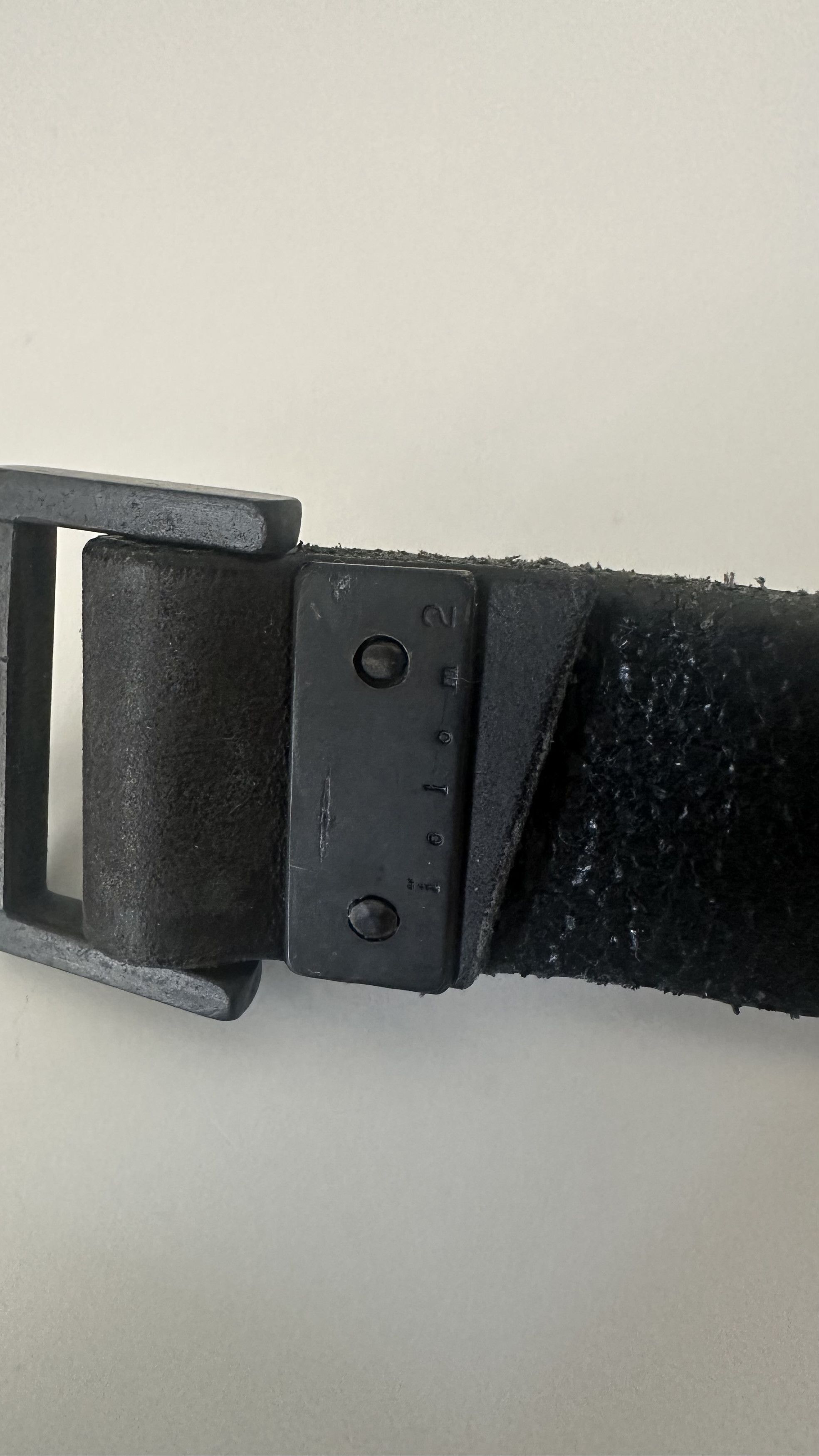 iolom Leather belt Size 34 - 3 Thumbnail