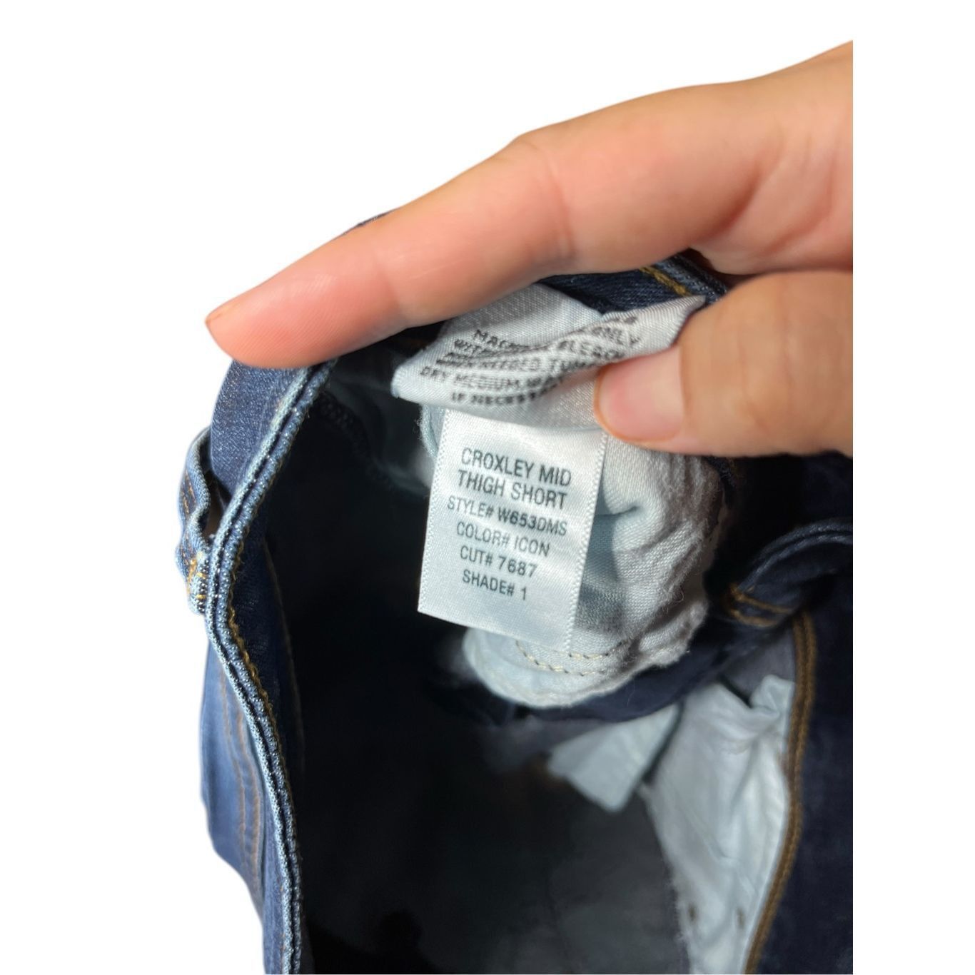 Hudson Hudson Jeans Croxley Mid Thigh Cuffed Blue Jean Shorts Size Size 33" - 7 Thumbnail