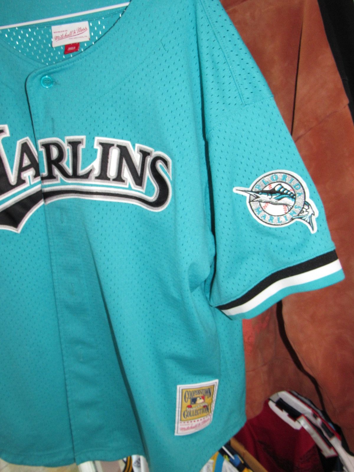 Mitchell & Ness Mitchell and Ness Dawson Marlins Jersey Size US XL / EU 56 / 4 - 3 Thumbnail