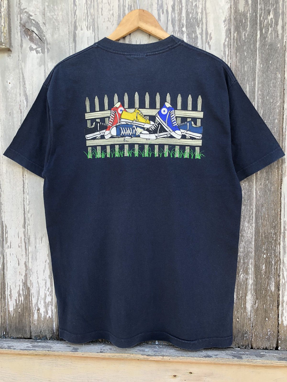 vintage 90s Convers All Star X Streetwear Tshirt