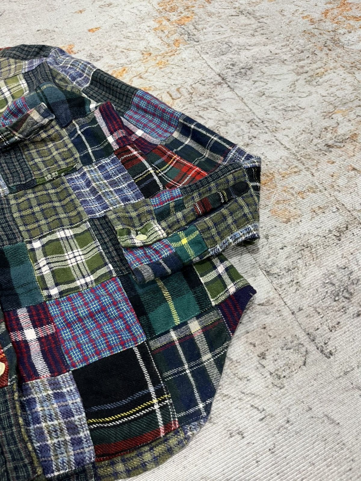 Beams Japan Ray by Beams Japan Patchwork Plaid Flannel Size US M / EU 48-50 / 2 - 4 Thumbnail