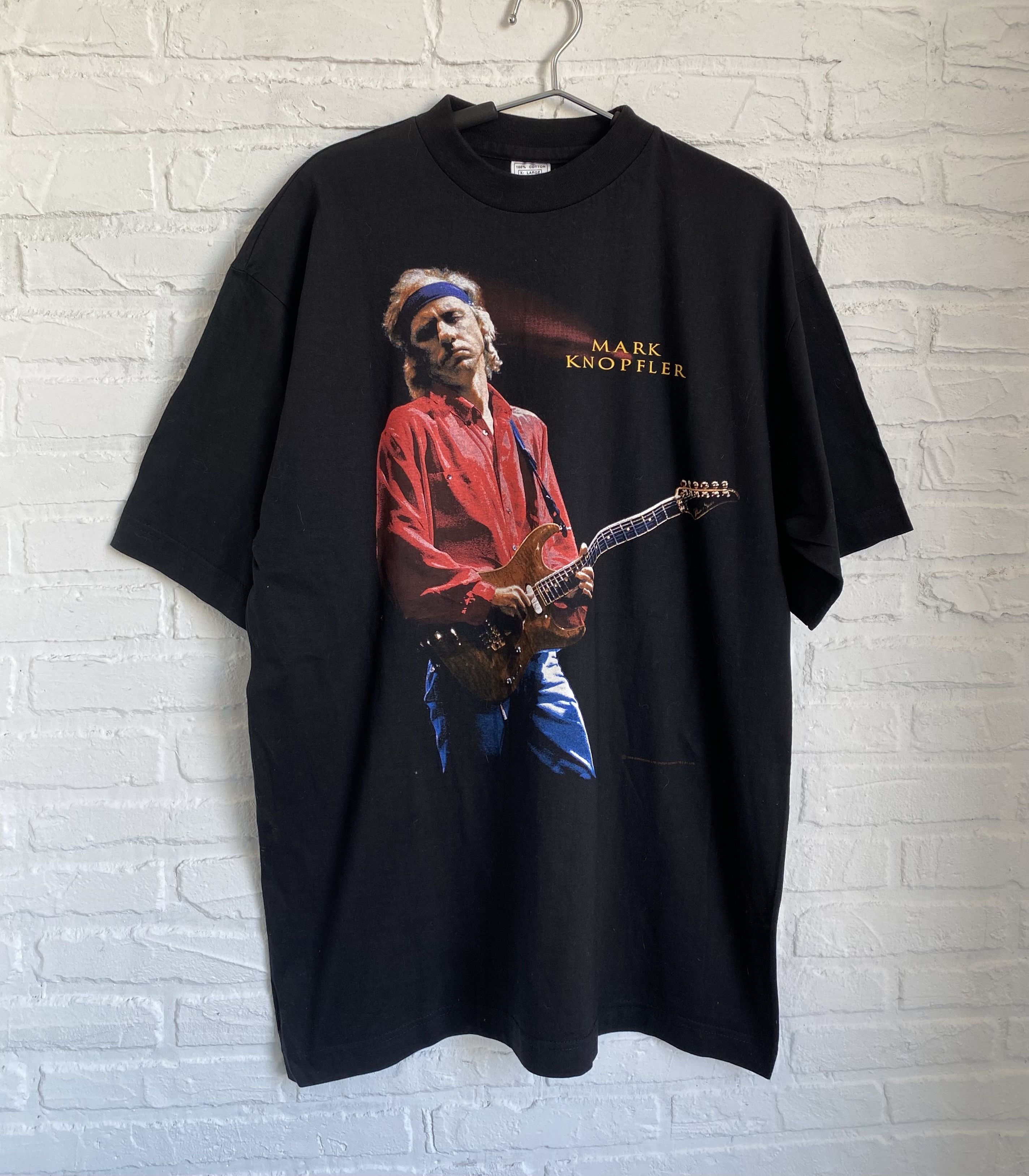 Band Tees × Vintage Vintage 1996 Mark Knopfler a night in London t-shirt Size US XL / EU 56 / 4 - 1 Thumbnail
