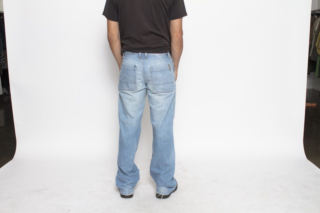 GAS LIGHT BLUE DENIM FRONT POCKET PANTS BY GAS Size US 32 / EU 48 - 5 Thumbnail