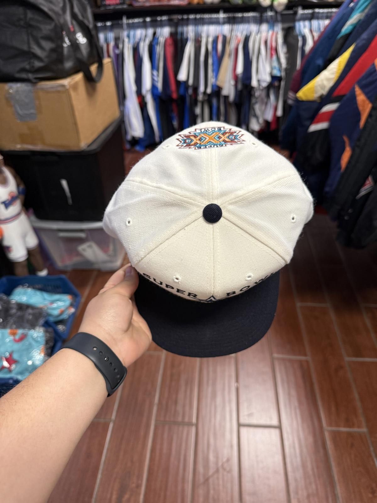 Sports Specialties 90's Vintage Cowboys XXX Super bowl Snapback Hat Size ONE SIZE - 3 Thumbnail