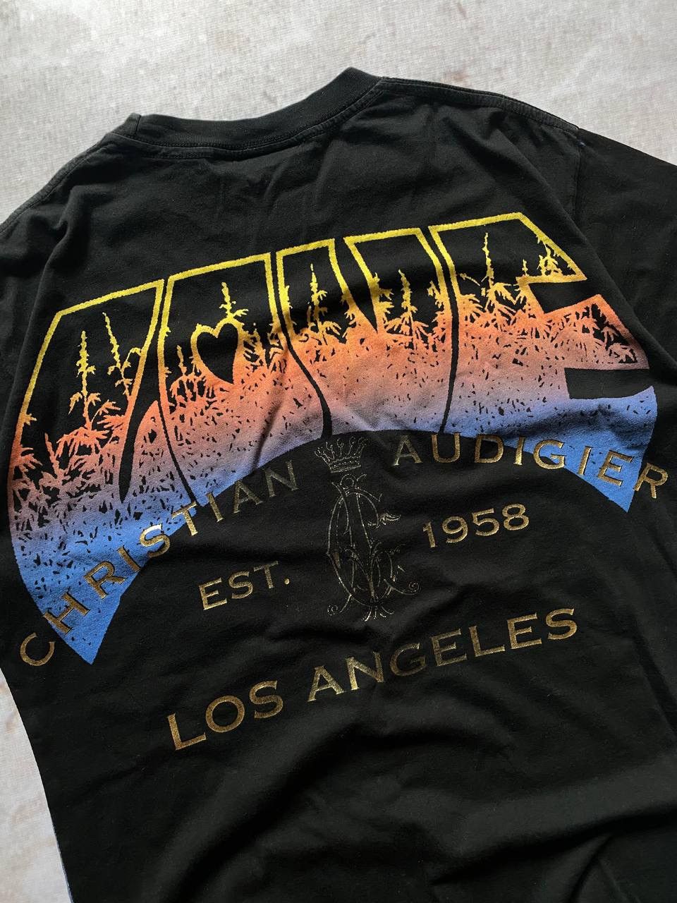 Christian Audigier × Ed Hardy × Vintage Vintage Christian Audigier Ed Hardy Over Print Y2K T Shirt Size US M / EU 48-50 / 2 - 5 Thumbnail