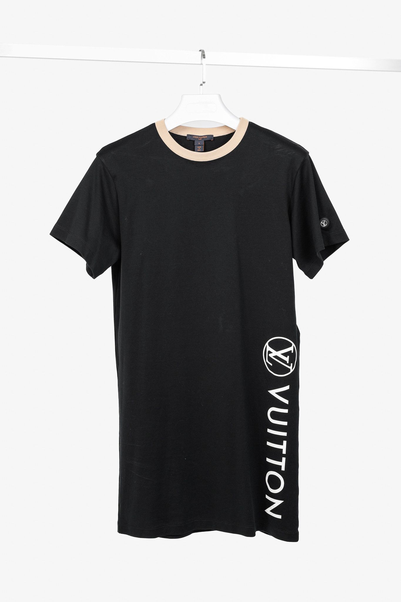 Louis Vuitton Louis Vuitton Vuittamins Cotton Jersey Logo T-Shirt Dress Size S / US 4 / IT 40 - 1 Thumbnail