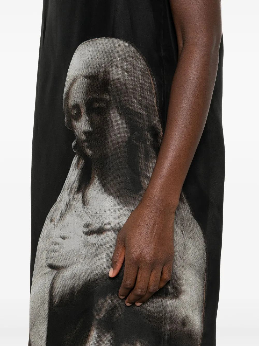 Fendi o1s1wg110226 Midi Dress in Black Size M / US 6-8 / IT 42-44 - 4 Thumbnail