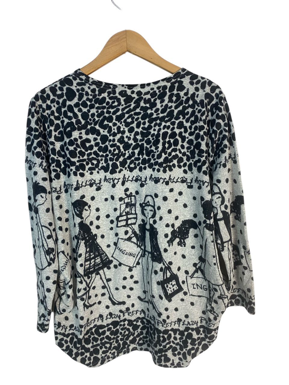 Japanese Brand V.I.A.N.T.E fullprint blouse shirt Size L / US 10 / IT 46 - 2 Thumbnail