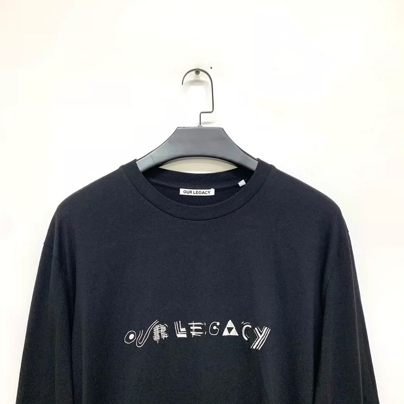 Our Legacy Our Legacy Long sleeves with black Logo embroidery Size XL / US 12-14 / IT 48-50 - 5 Thumbnail