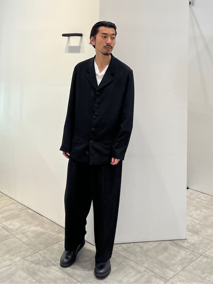 Yohji Yamamoto Yohji Yamamoto Pour Homme - Ta/TUXEDO WIDE LOOP PANTS Size US 30 / EU 46 - 7 Thumbnail