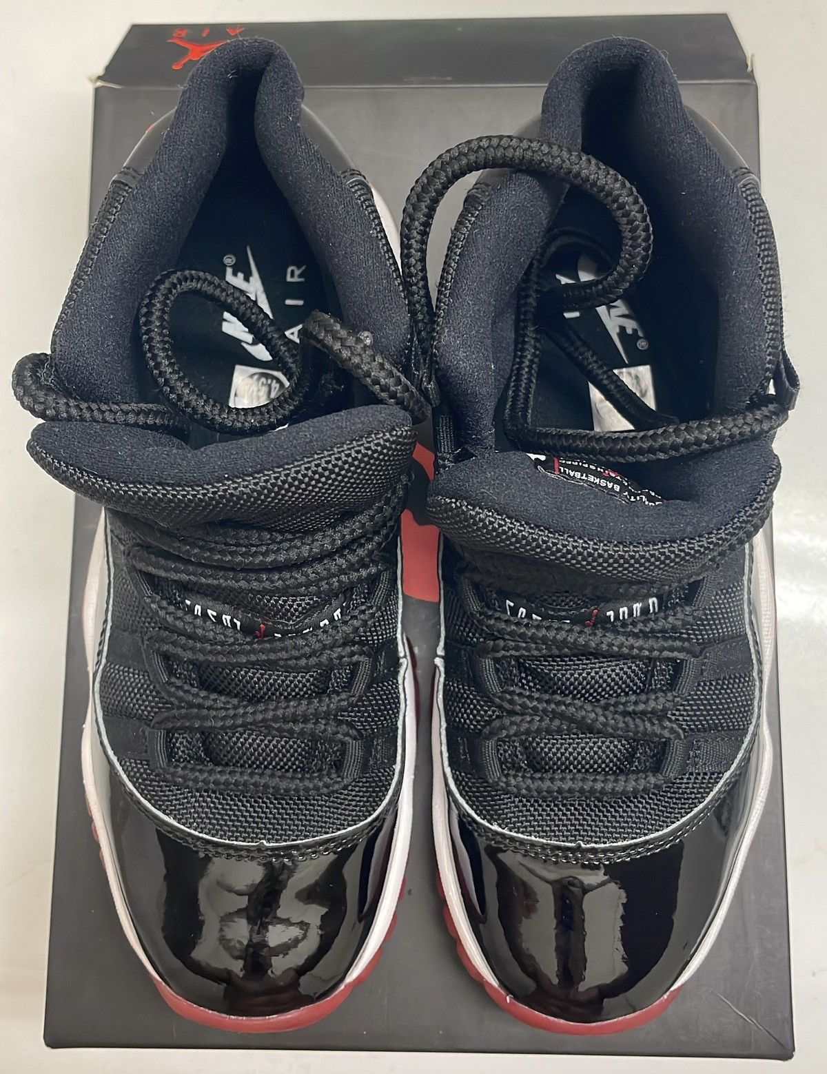Jordan Brand Air Jordan 11 Retro GS 'Bred' 2019 US Youth’s Size 4.5 Size US 4.5 / IT 34.5 - 3 Thumbnail