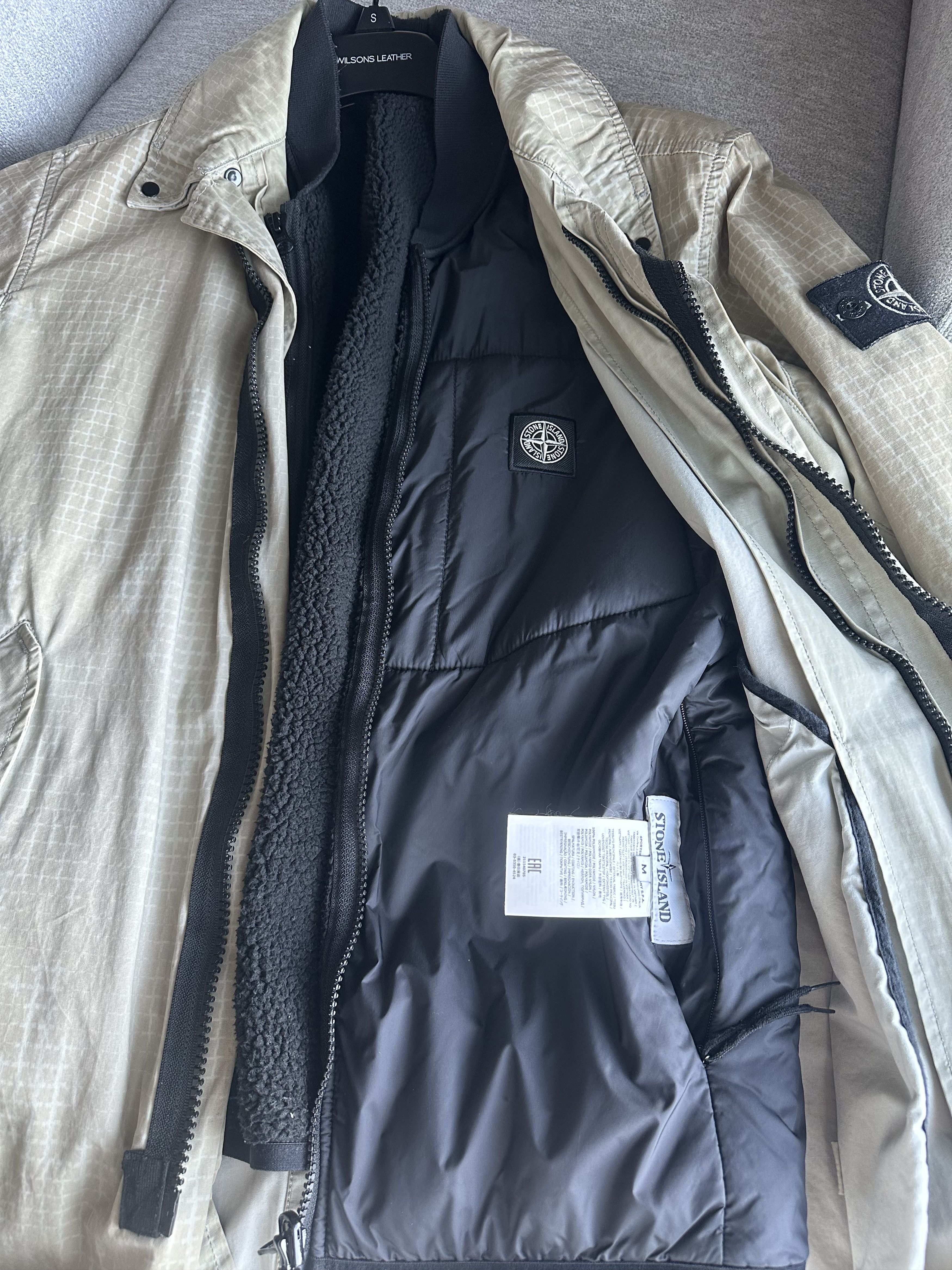 Stone Island STONE ISLAND Ice Jacket Check Grid Camo A/W '17 Size Medium Size US M / EU 48-50 / 2 - 10 Thumbnail